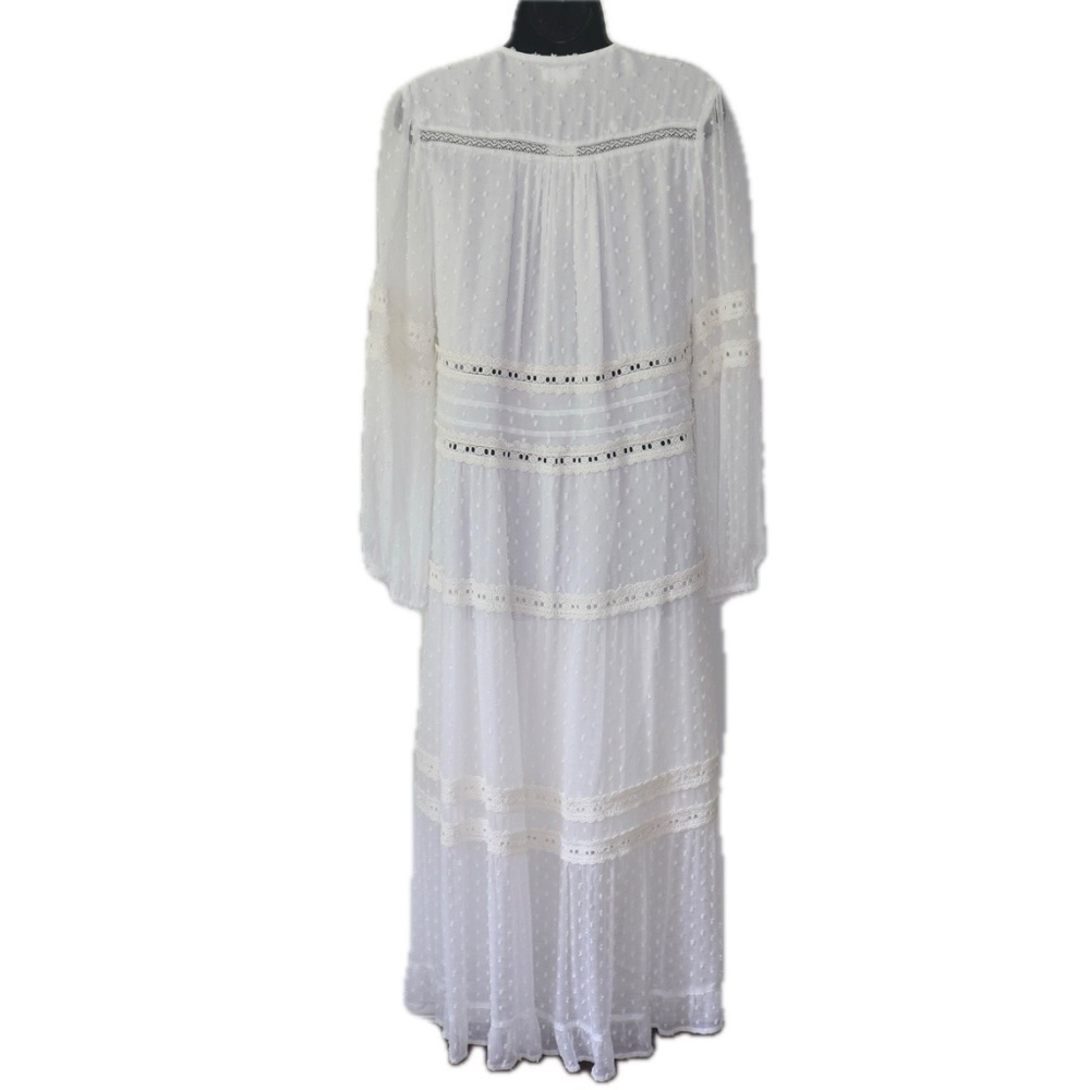 SALE Solstice Lace Inset Button-Front Maxi Dress (RAHI for Urban Outfitters) - Picture 2 of 9